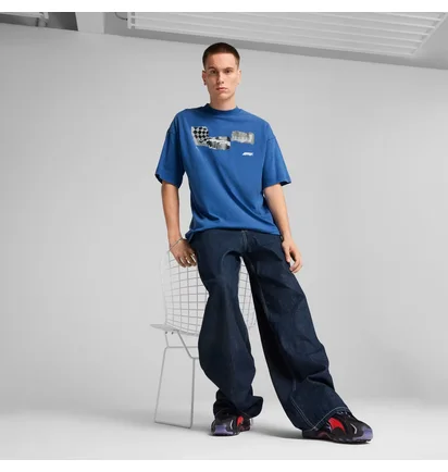 Футболка чоловіча Puma F1 Car Graphic Tee Blue 630136-05