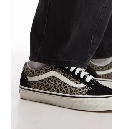 Кеды женские Vans Old Skool Black/Brown VN000D6WYY6