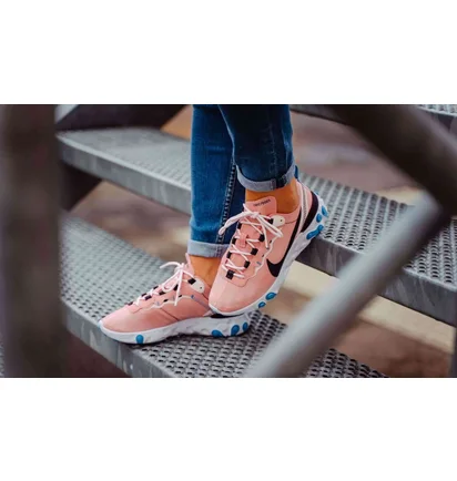 Кроссовки женские Nike React Element 55 Pink Bq2728-602