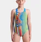 Купальник детский Arena Palette Swimsuit Swim Pro Back 164 См Multi 007918-608