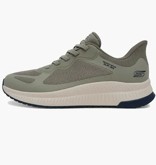 Кроссовки мужские Skechers Bobs Sport Squad Chaos 4 Olive 118423-OLV