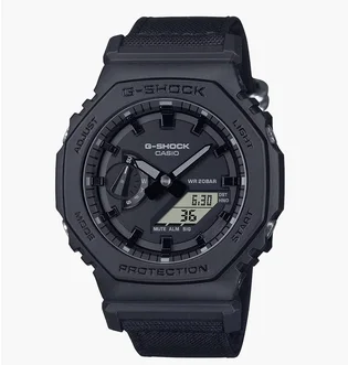 Годинник чоловічий Casio G-Shock Cordura GA-2100BCE-1A