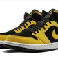 Кроссовки унисекс Air Jordan 1 Mid Black/Yellow 554724-071