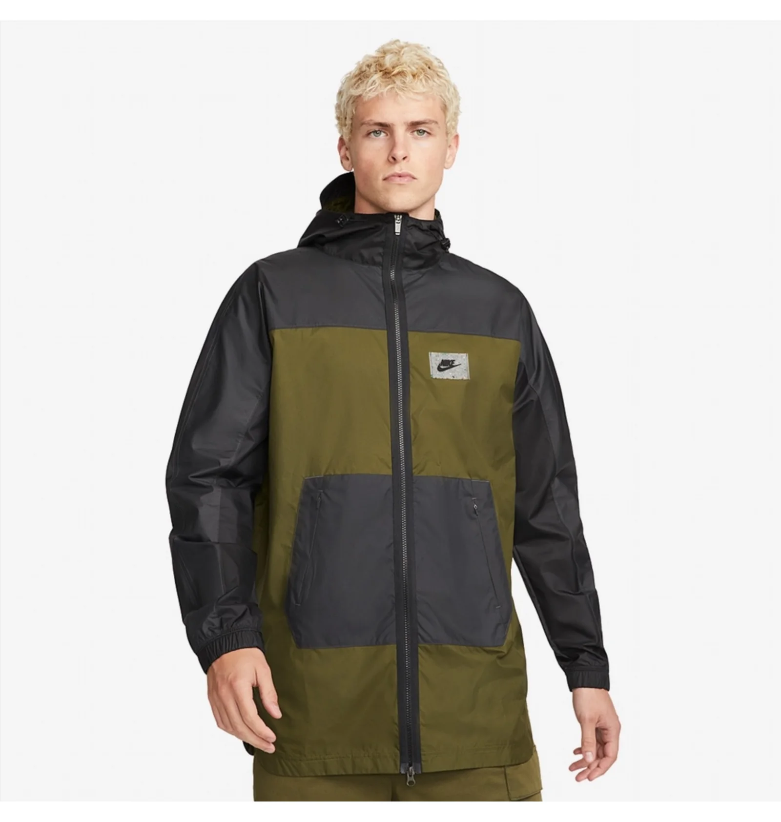 ᐉ Куртка мужская Nike Sportswear Woven Jacket Black/Olive Dx1662