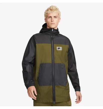 Куртка чоловіча Nike Sportswear Woven Jacket Black/Olive Dx1662-326