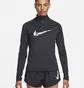 Лонгслів жіночий Nike Camada 1/4 Dri-Fit Swoosh Black FN2636-010
