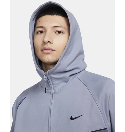 Кофта чоловіча Nike Swoosh Flc Hz Hoodie Blue DX0566-493