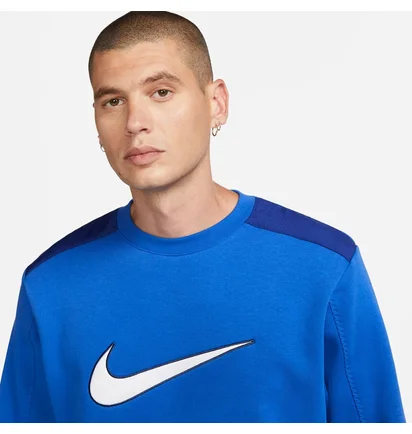 Світшот чоловічий Nike Crew Bb Blue FN0245-480