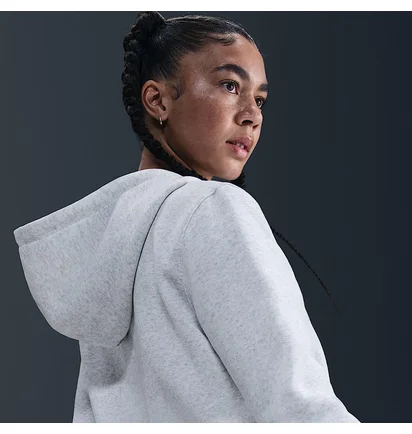 Толстовка жіноча Nike Sportswear Phoenix Fleece Grey HJ0995-051