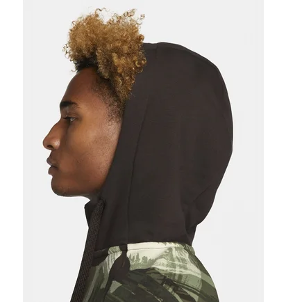 Толстовка чоловіча Nike Dri-Fit Fleece Black/Green Dq4790-220