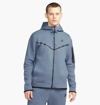 Толстовка мужская Nike Sportswear Tech Fleece Blue Cu4489-491