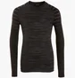 Лонгслів дитячий Kipsta Keepdry Black 8641696