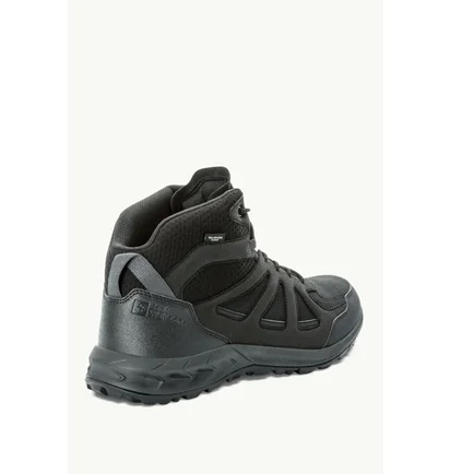Черевики чоловічі Jack Wolfskin Woodland 2 Texapore Black 4051261-6000