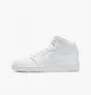 Кроссовки детские Air Jordan Air 1 Mid Bg White 554725-130