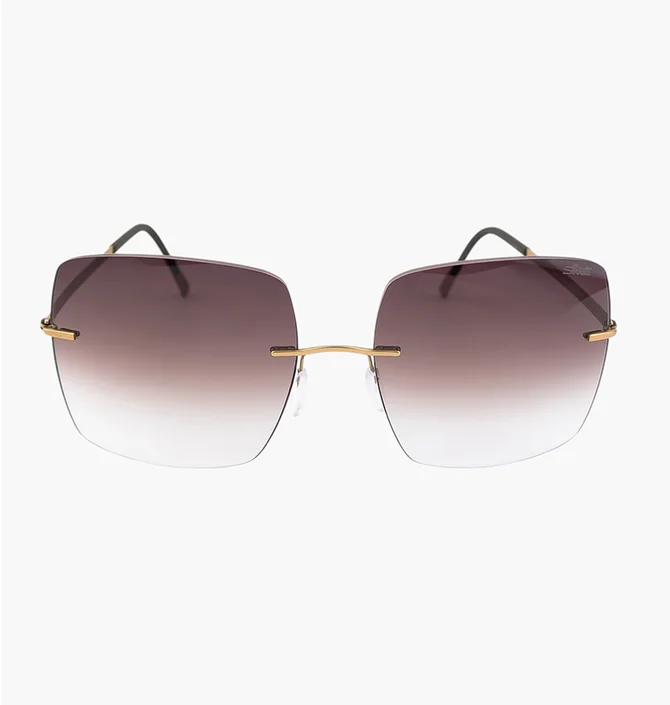 Солнцезащитные очки женские Silhouette Gold/Brown 8191-7530