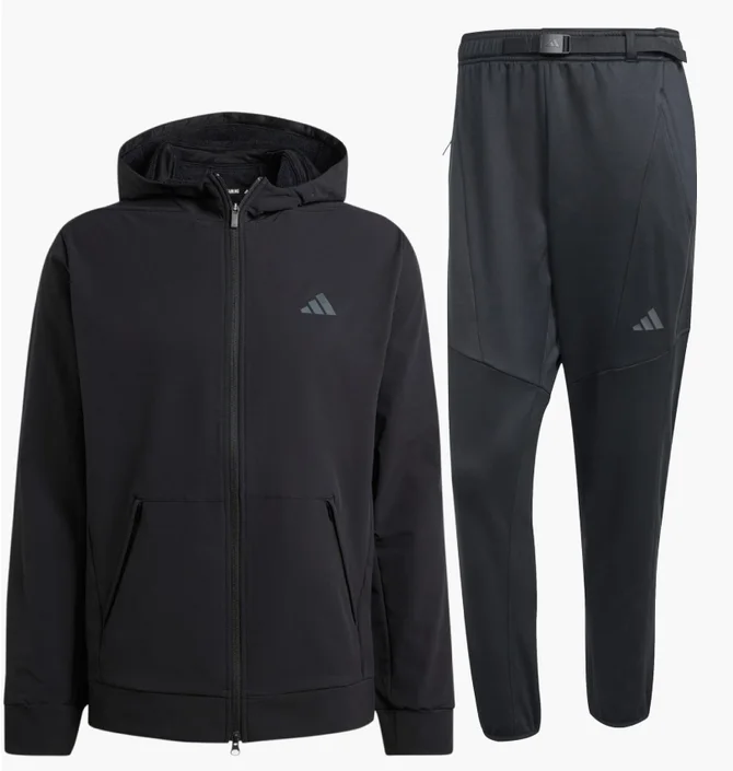 Спортивный костюм мужской Adidas Designed For Training Cold.Rdy Black IN5607__JN3674