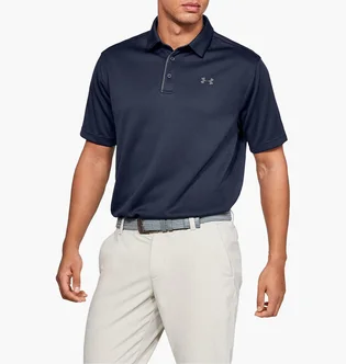 Поло мужское Under Armour Tech Polo Blue 1290140-410
