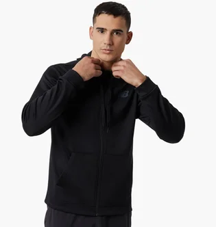 Худі чоловіче New Balance Tenacity Performance Fleece Full Zip Hoodie Black Mj23020Bk