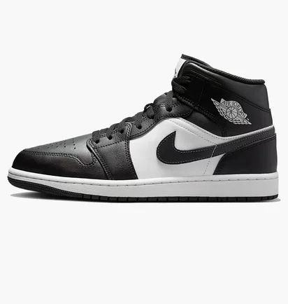 Кроссовки мужские Air jordan 1 Mid MenS Shoes Black/White DQ8426-010