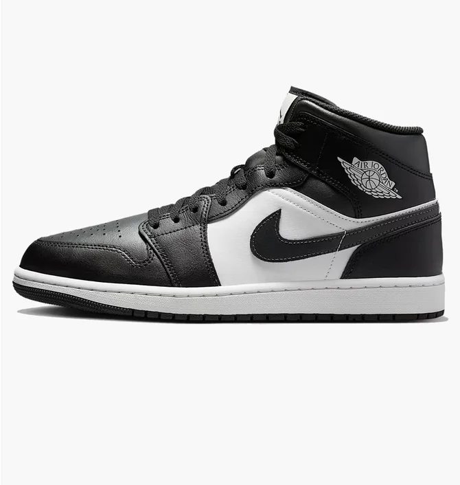Кроссовки мужские Air jordan 1 Mid MenS Shoes Black/White DQ8426-010