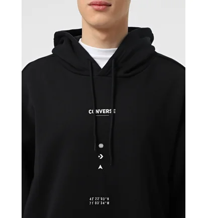 Худи мужское Converse Wordmark Graphic Black 10027360-001