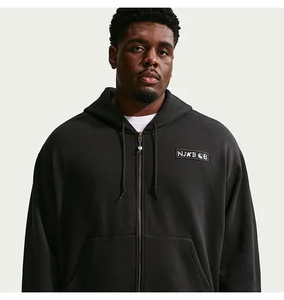 Толстовка мужская Nike Sb Fleece Full-Zip Skate Black IF0657-010