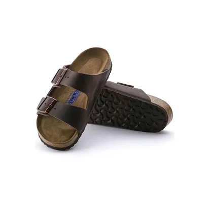 Сандали мужские Birkenstock Arizona Soft Footbed Sandals Brown 452761