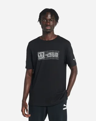 Футболка мужская Puma Mercedes F1 Logo Tee Black 53369301