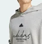 Худи мужское Adidas Brand Love Grey IX1316