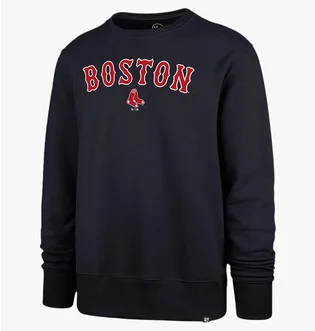 Свитшот унисекс 47 Brand Boston Red Sox Imprint Blue 630058FN-FS
