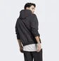 Худи мужское Adidas Pinstripe Fleece Hoodie Black Ib8381