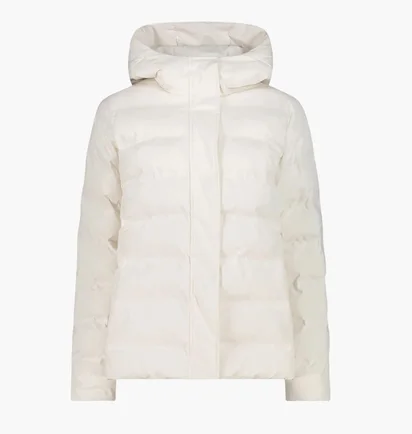 Куртка женская CMP Fix Hood Feel Warm White 35K3666-A143