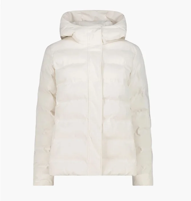 Куртка женская CMP Fix Hood Feel Warm White 35K3666-A143