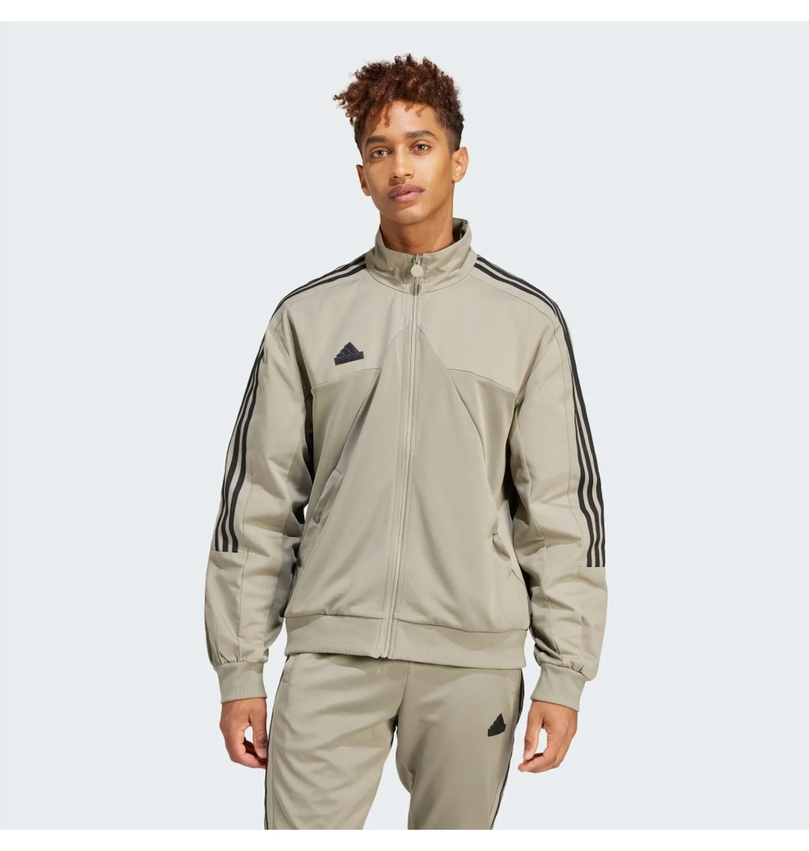 ᐉ Олімпійка чоловіча Adidas Tiro Material Mix Track Top Grey