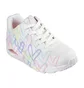 Кроссовки женские Skechers Uno Spread The Love White 155507-WPTQ