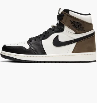 Кроссовки мужские Air Jordan 1 Retro High Og Black/White 555088-105