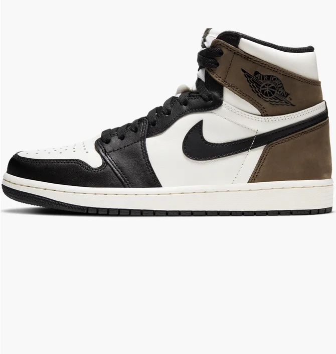 Кроссовки мужские Air Jordan 1 Retro High Og Black/White 555088-105