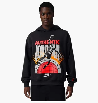 Худі чоловіче Air Jordan Brooklyn Fleece MenS Pullover Hoodie Black IF1843-045