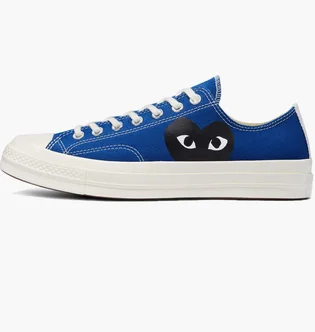Кеды мужские Comme des Garcons Chuck 70 Cdg Ox Shoes Blue 171848C