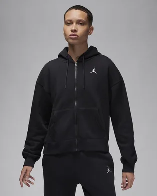 Толстовка жіноча Air Jordan Brooklyn Fleece Full-Zip Hoodie Black FD7865-010