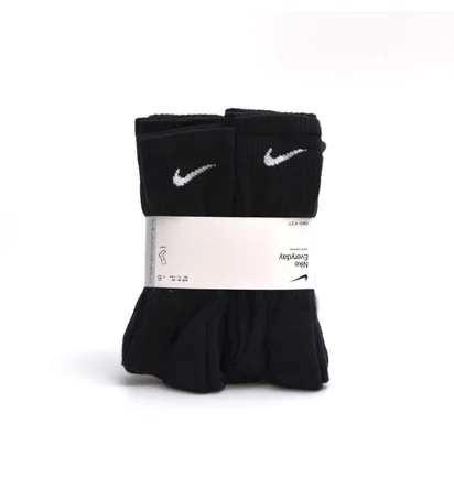 Шкарпетки унісекс Nike U EVERYDAY CUSH CREW (6 пар) Black SX7666-010