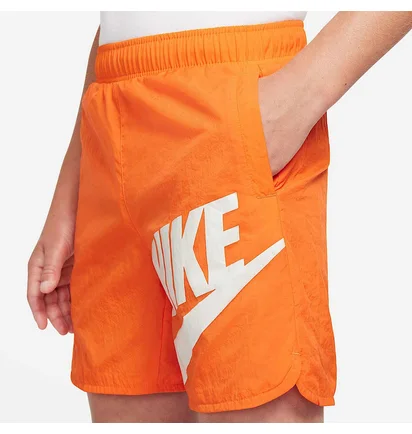 Шорты детские Nike B Nsw Woven Hbr Short Orange DO6582-817