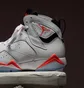 Кроссовки мужские Air Jordan 7 Retro White Infrared White CU9307-160