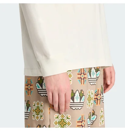 Лонгслів чоловічий Adidas Tiles Loose White JY2999