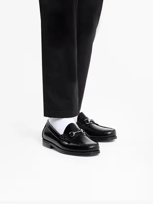 Туфли мужские G.H.Bass Easy Weejuns Lincoln Penny Loafers Black BA11775