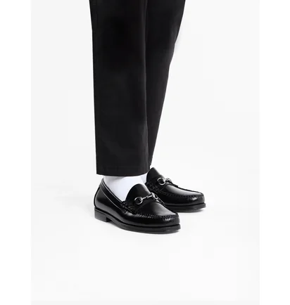 Туфли мужские G.H.Bass Easy Weejuns Lincoln Penny Loafers Black BA11775