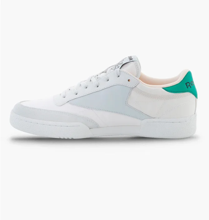 Кроссовки мужские Reebok Club C White/Grey RMIA011C99FAB00110359