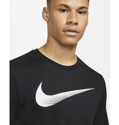 Футболка чоловіча Nike Dri-Fit Men’S Swoosh Training T-Shirt Black CZ9724-010