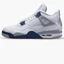 Кросівки чоловічі Air Jordan 4 Retro Midnight Navy White Dh6927-140