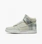 Кроссовки детские Nike Dunk Hi Se Plaid Mint Foam Beige Dv1724-100